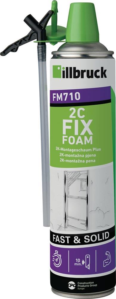 2K-Montageschaum FM710 400 ml B2 grün mit Einweghandschuhen Dose