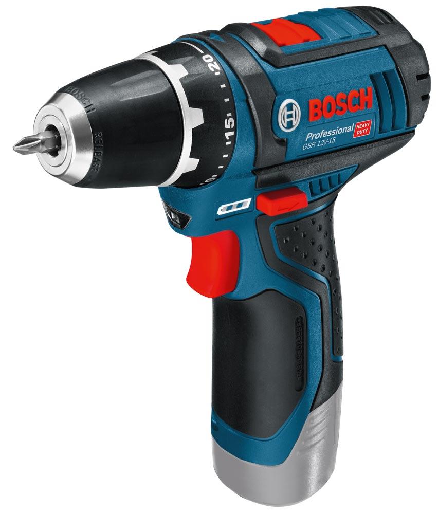 BOSCH Akku-Bohrschrauber GSR 12 V-15, 12 V (ohne Akku/Ladegerät)