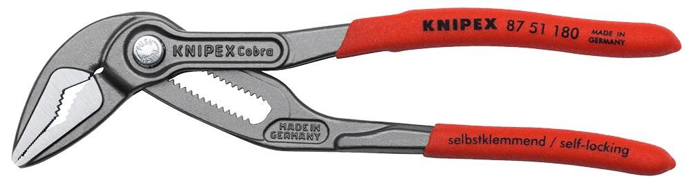 Wasserpumpenzange Cobra® ES Länge 180 mm poliert Kunststoffüberzug Wasserpumpenzange Cobra® ES Länge 180 mm poliert Kunststoffüberzug