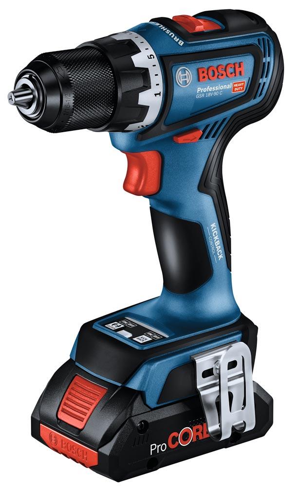 BOSCH Akku-Bohrschrauber GSR 18V-90 C (2xPC4,0Ah, L-BOXX Como)