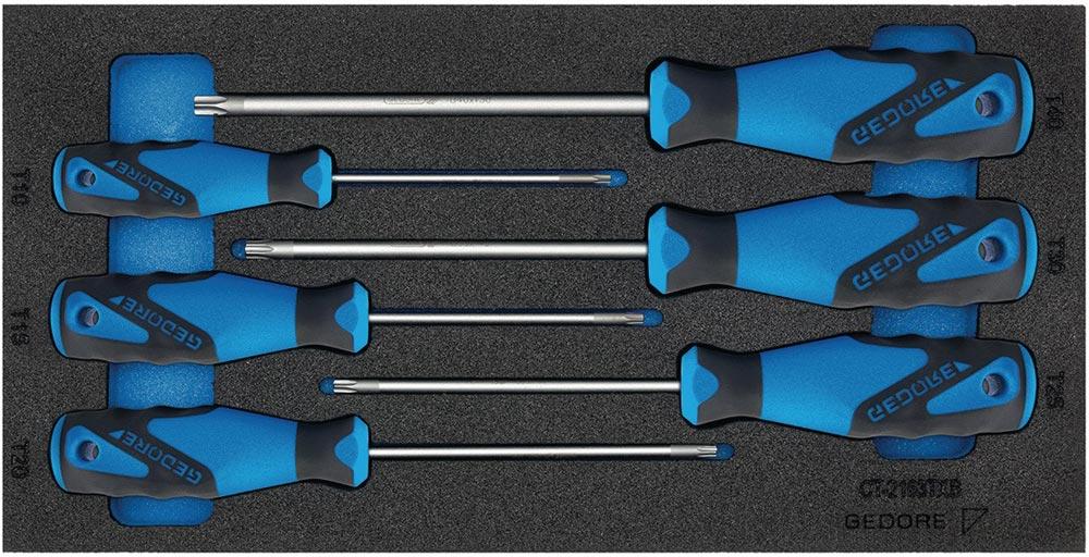 Werkzeugmodul 1500 CT1-2163 TX 6-teilig 1/3-Modul Schraubendreher TORX