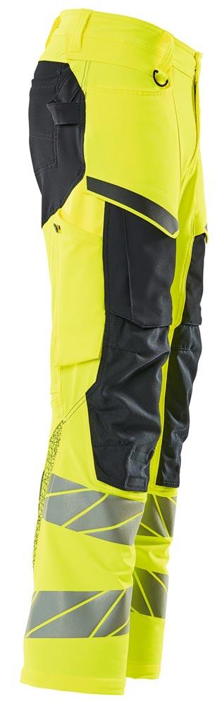 Warnschutz-Bundhose Accelerate Safe, Farbe HiVis gelb/schwarzblau, Gr. 82C52