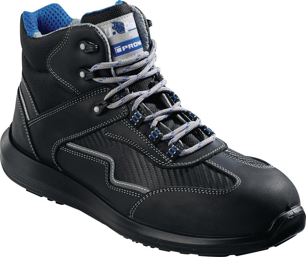 Sicherheitsstiefel Juist Größe 41 schwarz S3 SRC EN ISO 20345 Pull-Up Leder/karschiertes Leder