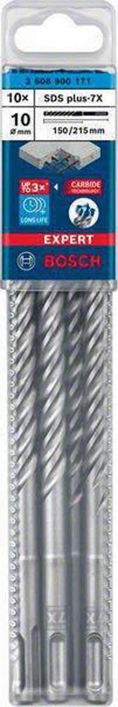 Hammerbohrer Expert SDS-7X Ø 10 mm Arbeits-L.150 mm L.215 mm SDS-plus 10 Stück Hammerbohrer Expert SDS-7X Ø 10 mm Arbeits-L.150 mm L.215 mm SDS-plus 10 Stück