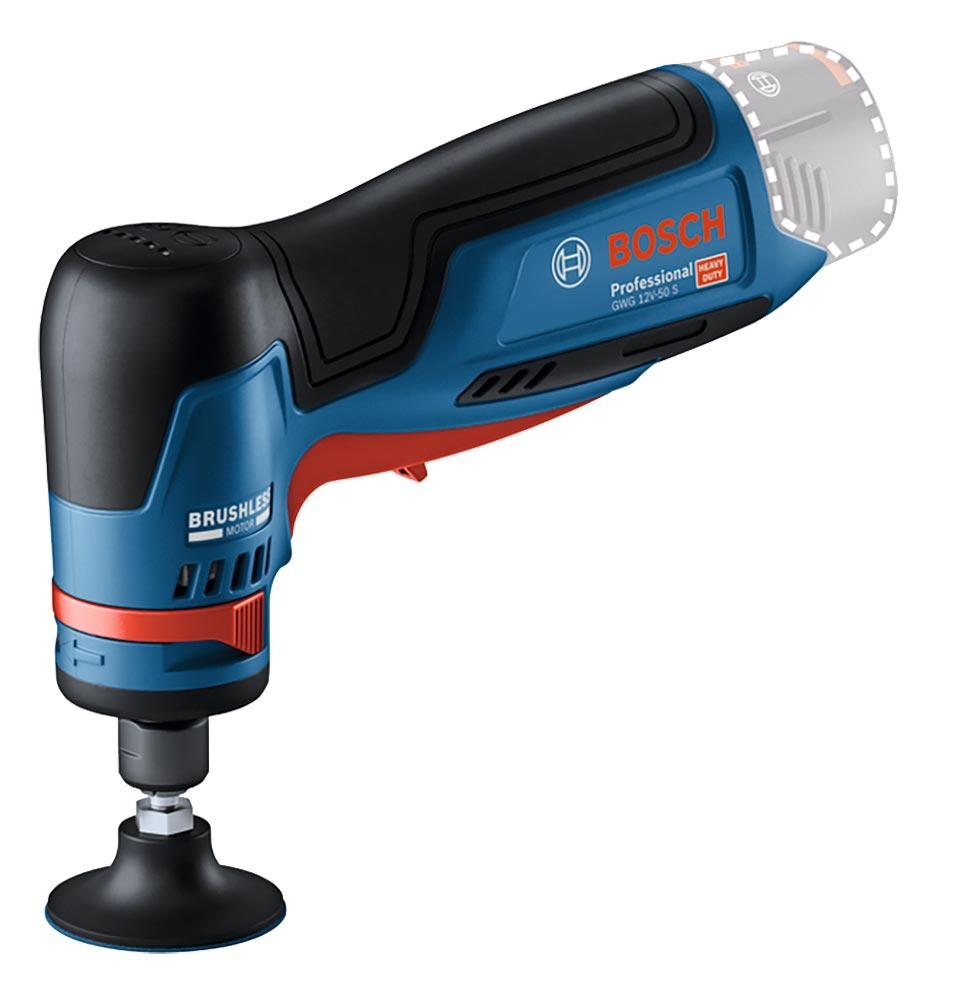 BOSCH Akku-Rotationsschleifer GWG 12V-50 S (Solo L-BOXX)