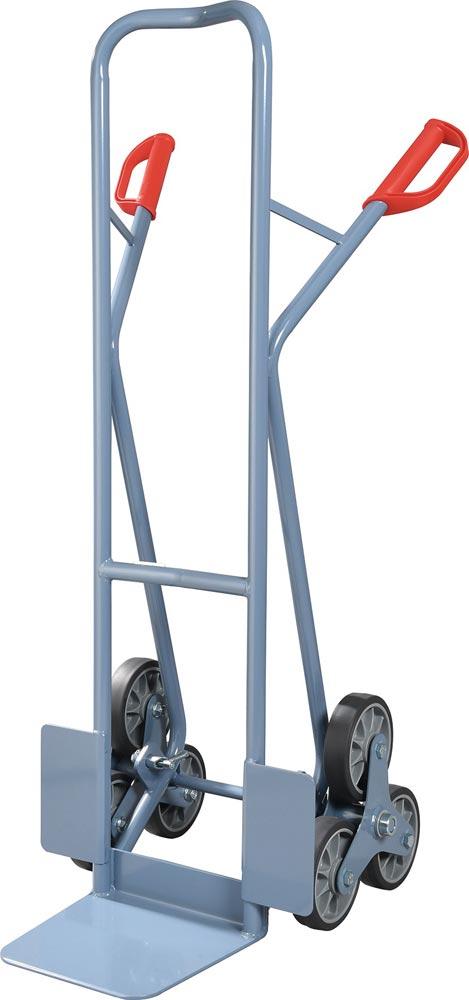 Treppenkarre Höhe 1300 mm Schaufel-Gr. L250xB320mm Stahlrohr 3armiger Radstern