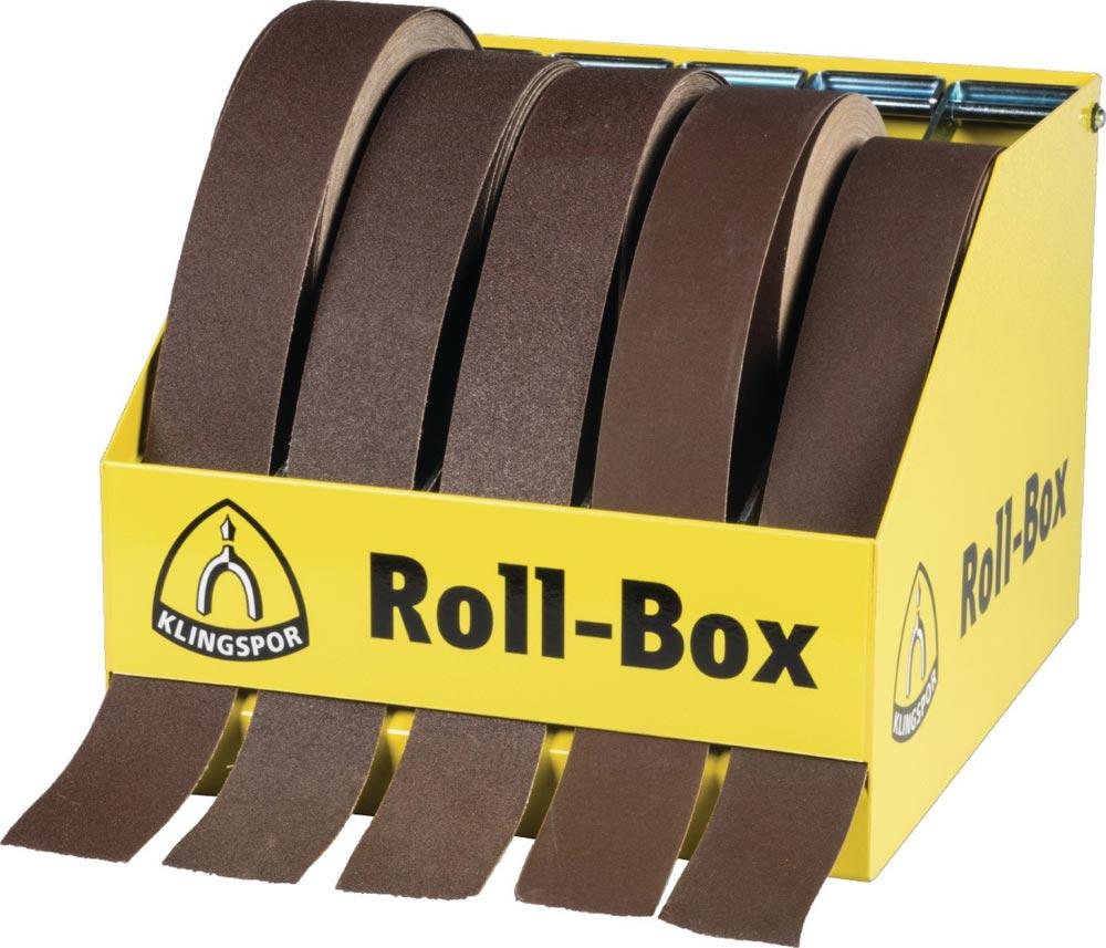 Sparrollenhalter ROLL-BOX f.5 Rollen a 50 mm Breite Sparrollenhalter ROLL-BOX f.5 Rollen a 50 mm Breite