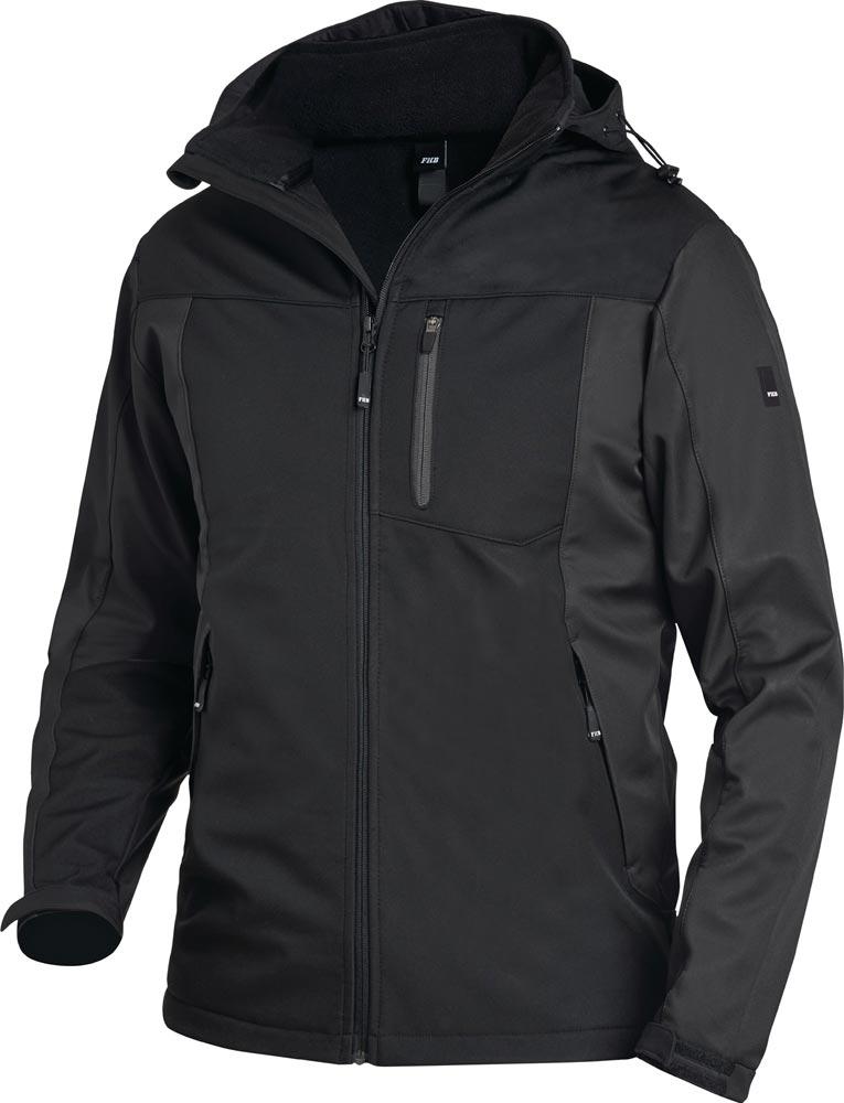 Softshelljacke JANNIK Größe M anthrazit/schwarz