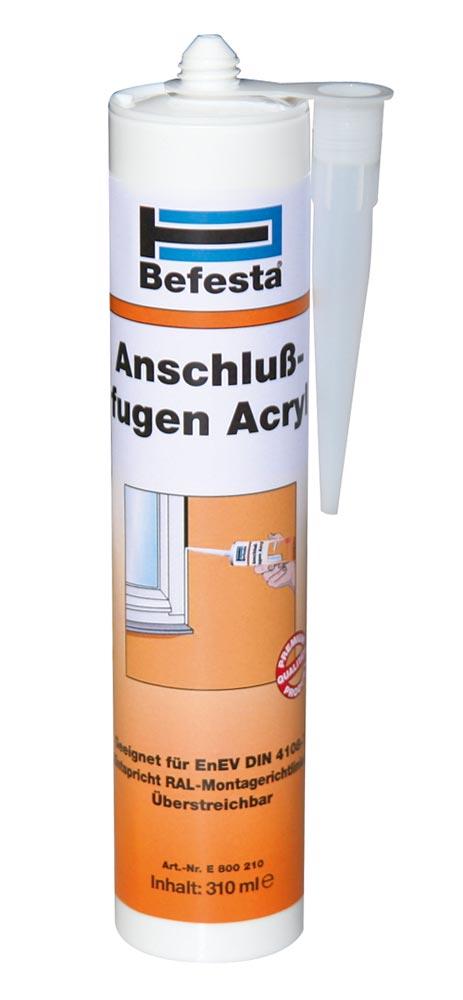 Anschlußfugen-Acryldichtmasse, 310 ml Kartusche weiß