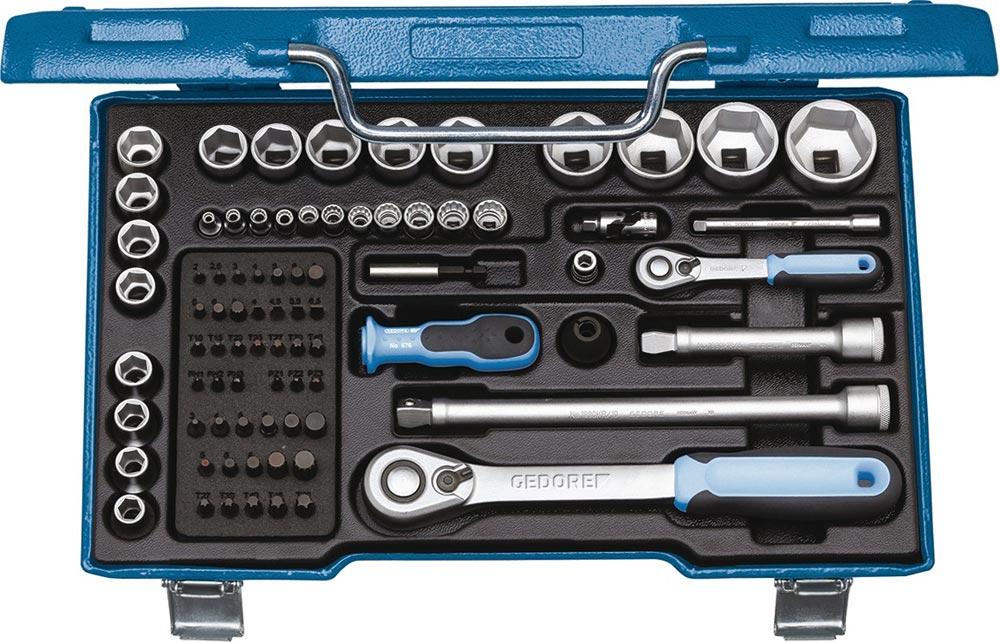 Steckschlüsselsatz 19 V20U-20 81-teilig 1/4 + 1/2 Schlüsselweiten 4-36 mm Anzahl Zähne 40/60 6/12-Kant Steckschlüsselsatz 19 V20U-20 81-teilig 1/4 + 1/2 Schlüsselweiten 4-36 mm Anzahl Zähne 40/60 6/12-Kant
