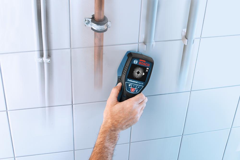 BOSCH Akku-Wallscanner D-tect 120 in Transporttasche (o. Akku/Ladegerät)