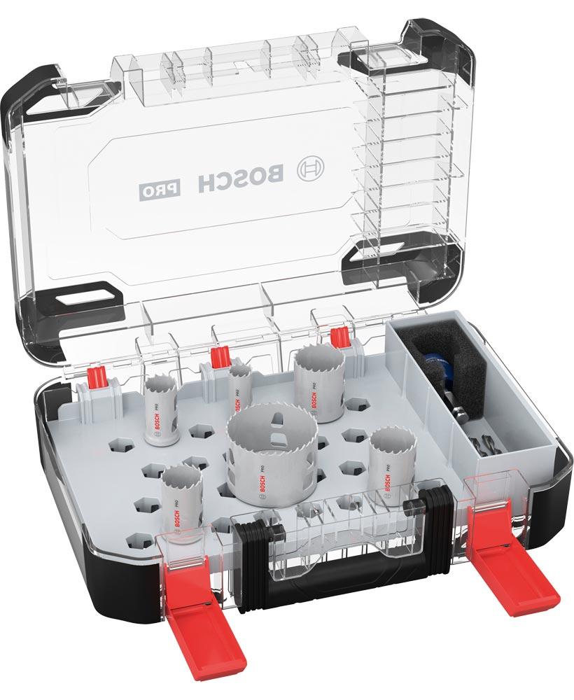 Lochsägen-Set PRO Multi Material PC 9-teilig 19-68 mm Schnitttiefe 40 mm Lochsägen-Set PRO Multi Material PC 9-teilig 19-68 mm Schnitttiefe 40 mm