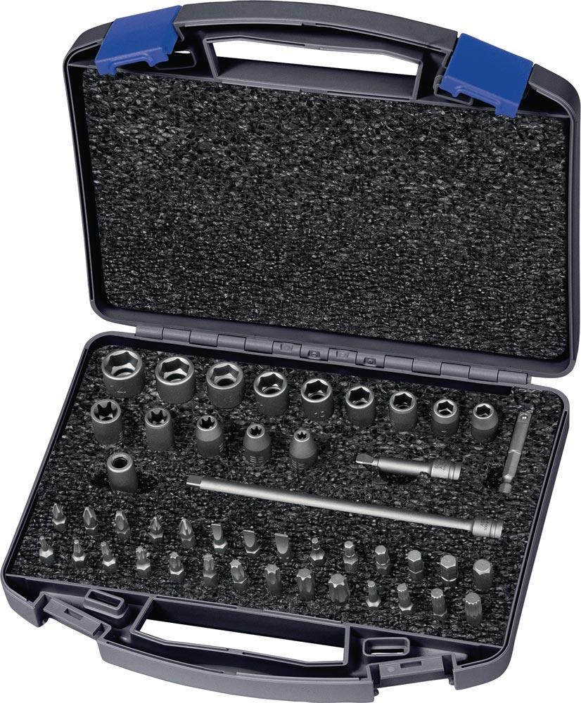 Kraftstecknusssatz 700 KS 46 OL 46-teilig 1/4 6-KT./E/Schlitz/PH/PZD/i6-KT./T/XZN Kraftstecknusssatz 700 KS 46 OL 46-teilig 1/4 6-KT./E/Schlitz/PH/PZD/i6-KT./T/XZN