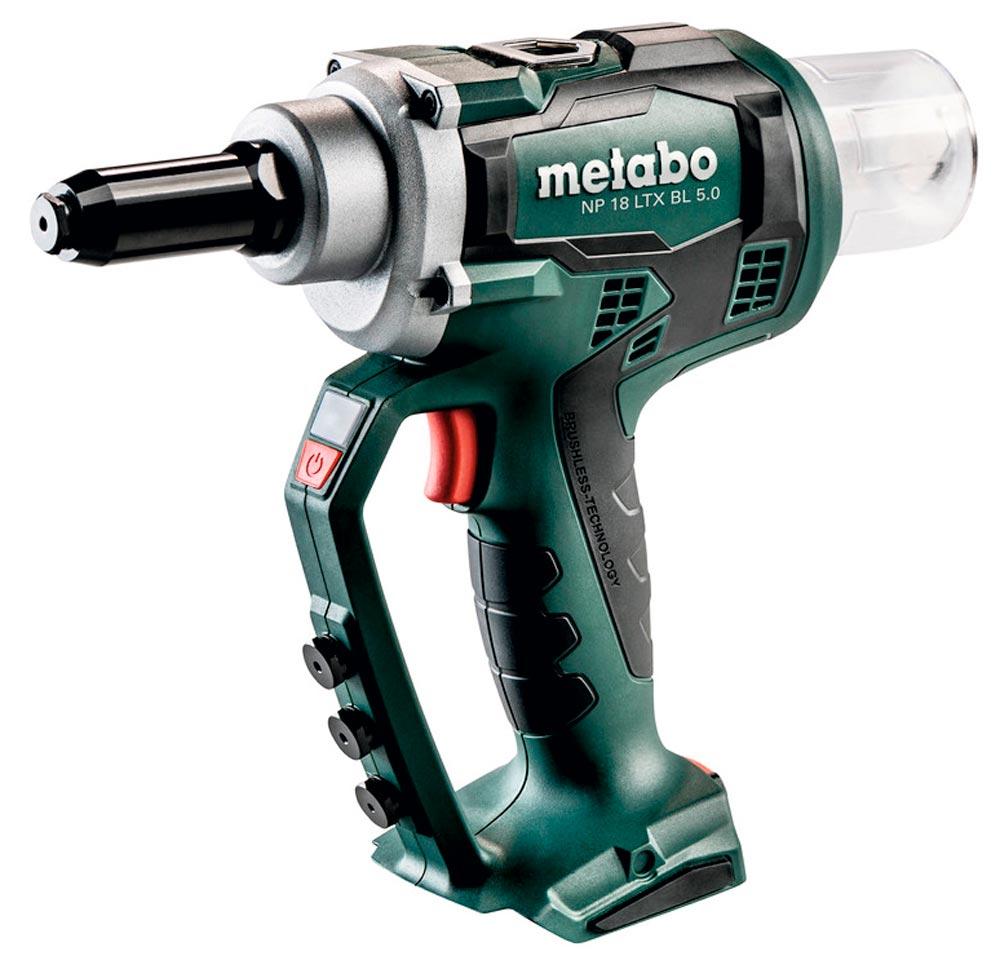 METABO Akku-Nietpistole NP 18 LTX BL 5.0 in metaBOX (ohne Akku/Ladegerät)