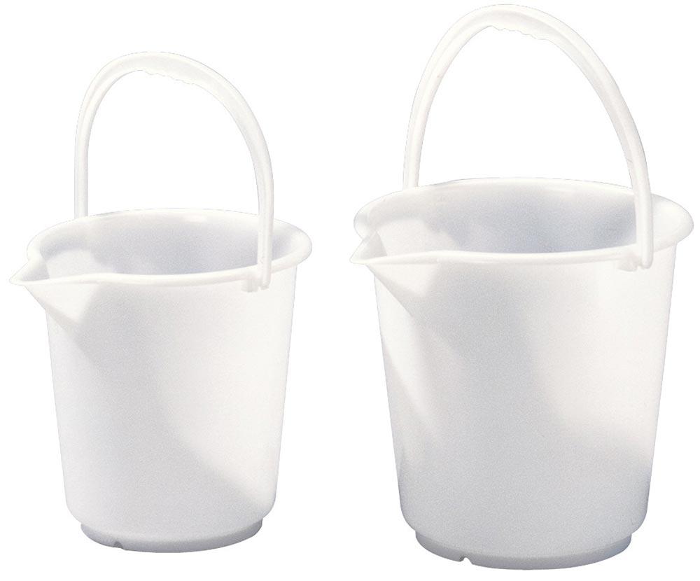 Eimer 10,5 l HD-Polyethylen natur Kunststoffbügel Ø 286 mm Höhe 283 mm