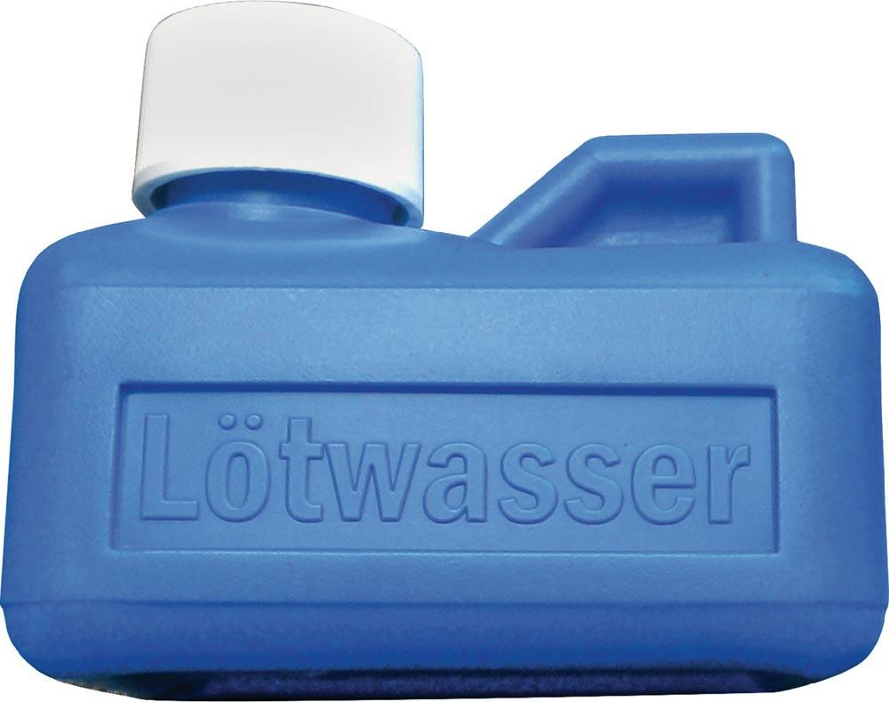 Behälter blau geeignet für Lötwasser