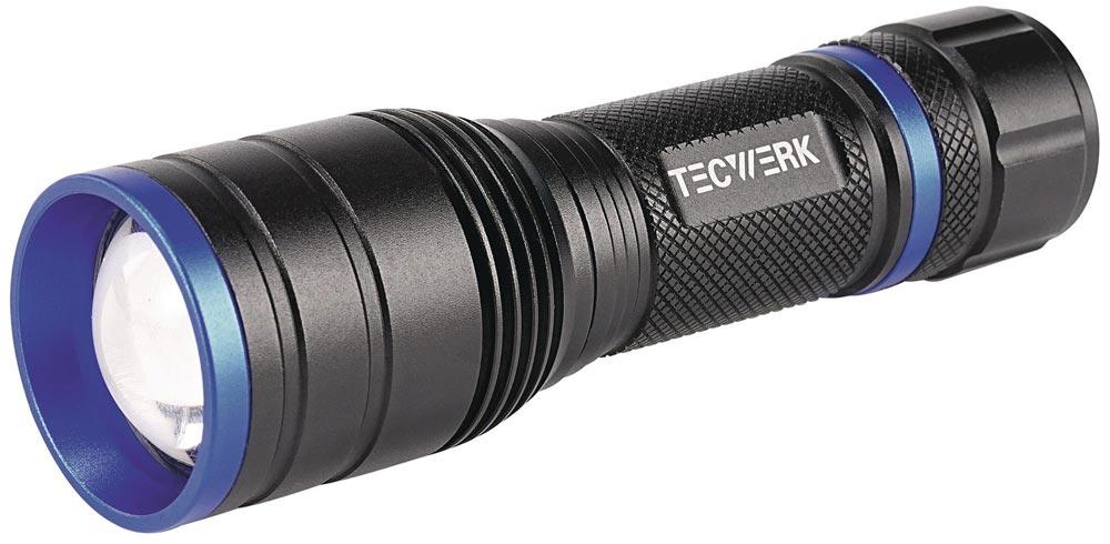 LED-Taschenlampe 150-500 lm 3 x AAA 100/170 m schwarz LED-Taschenlampe 150-500 lm 3 x AAA 100/170 m schwarz