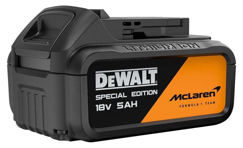 DEWALT MCLAREN Akku-Kombopack 18V Akku-Schrauber/-Schlagschrauber 2x5,0 Ah
