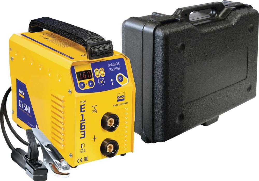 Elektrodenschweißgerät GYSMI E163 mit Zubehör 10 - 160 A