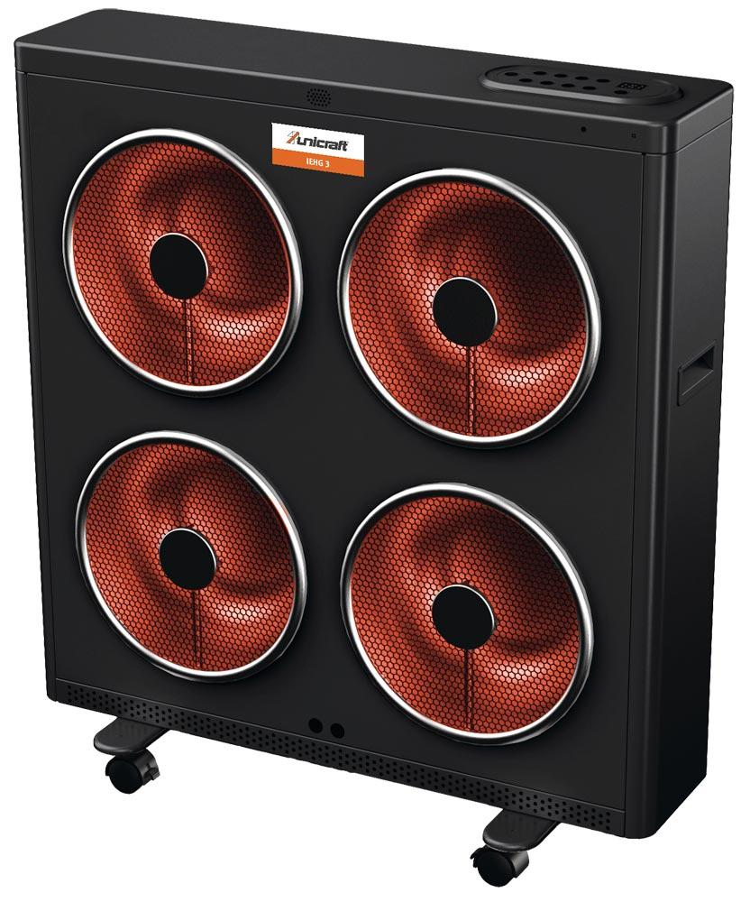 UNICRAFT Infrarot-Elektroheizgerät IEHG 3 230 V 3 kW