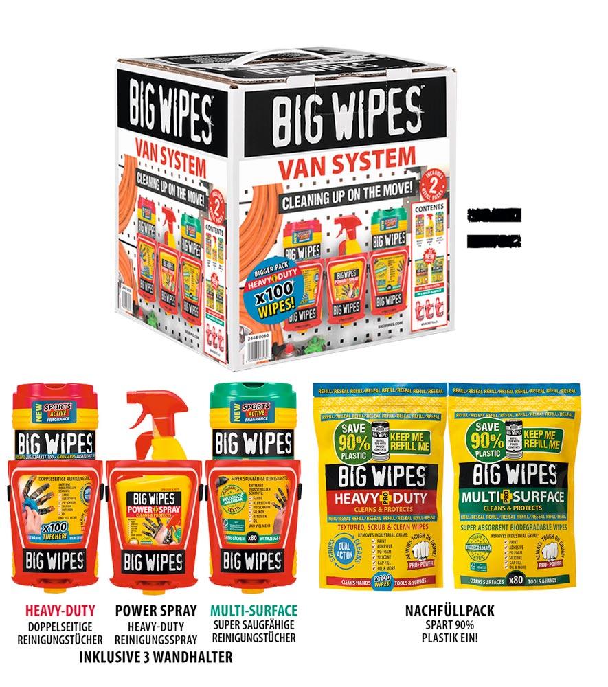 BIG WIPES VAN SYSTEM