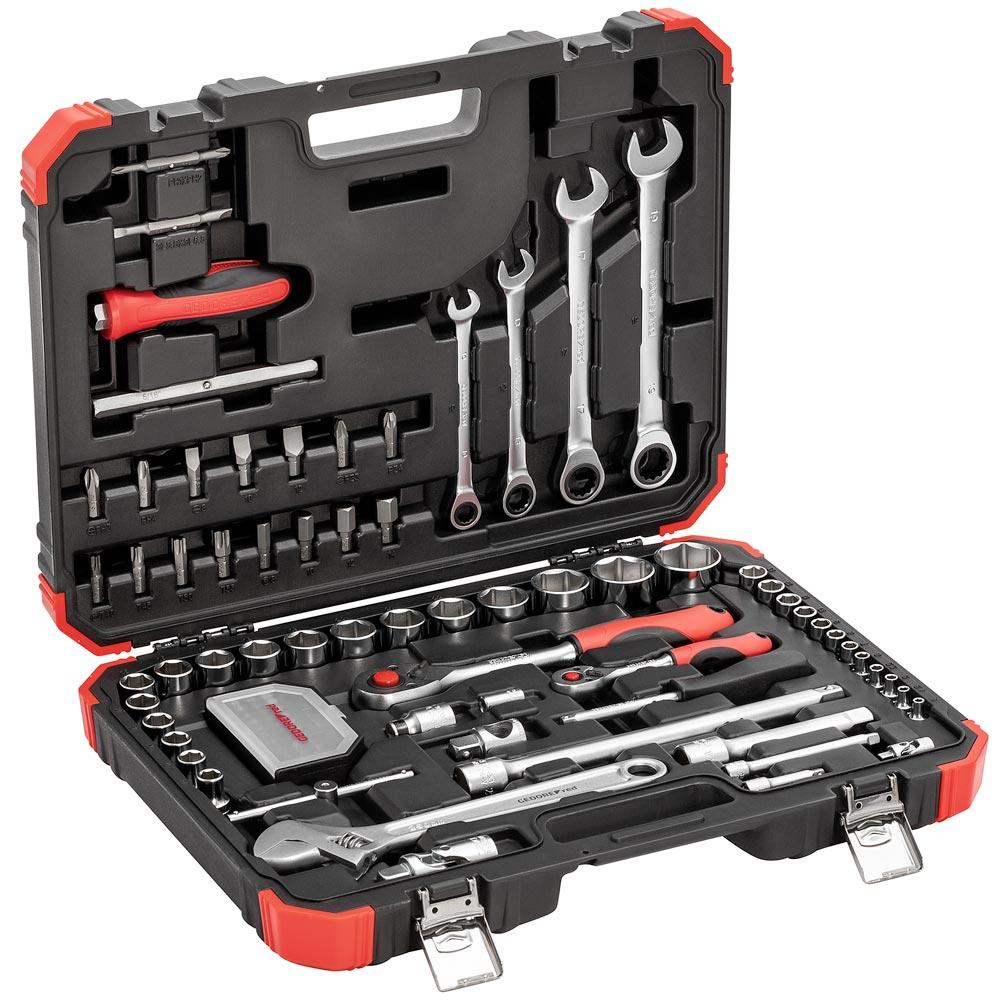 Steckschlüssel-Satz 1/4 + 1/2 Zoll 97 tlg.