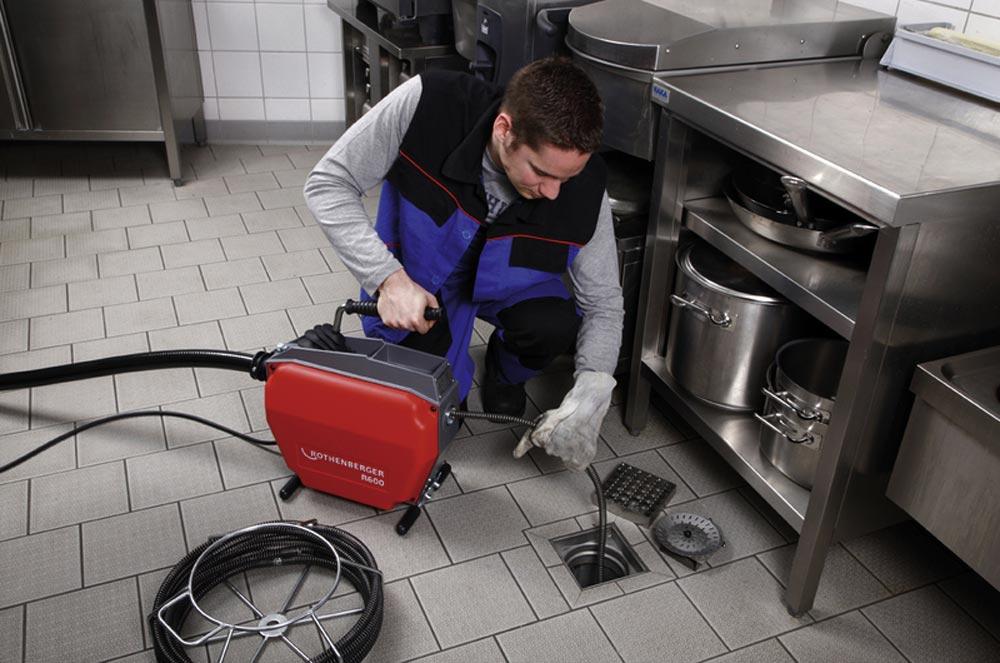Rohrreinigungsmaschine R 600 Set inkl. Saugdruckreiniger ROPUMP®