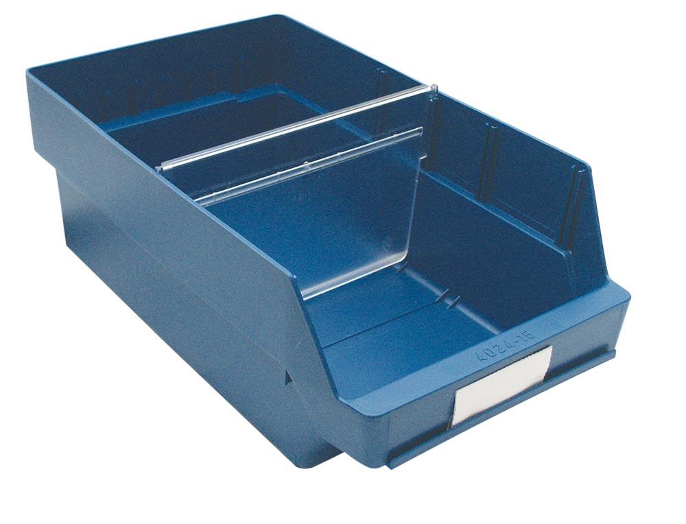 Regalkasten, PP, BxTxH 180x600x95 mm, Farbe blau, VE 20 Stück