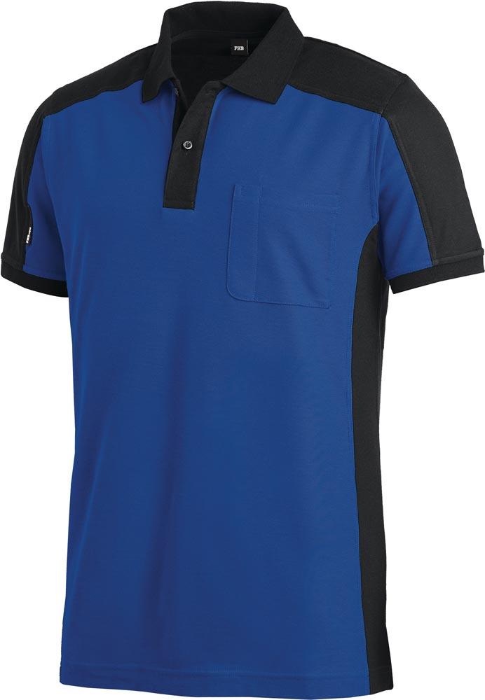 Poloshirt KONRAD Größe XXL royal/schwarz