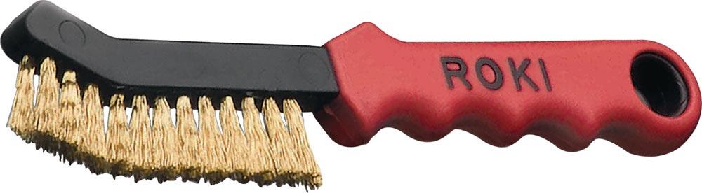 Drahtbürste ROKI® Länge 225 mm 0,25 mm Messing 2-reihig Drahtbürste ROKI® Länge 225 mm 0,25 mm Messing 2-reihig