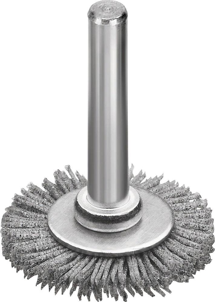Rundbürste Ø 30 mm Schaft 6 mm SiC Schleifborsten Körnung 120 6 mm 20000 min- Rundbürste Ø 30 mm Schaft 6 mm SiC Schleifborsten Körnung 120 6 mm 20000 min-
