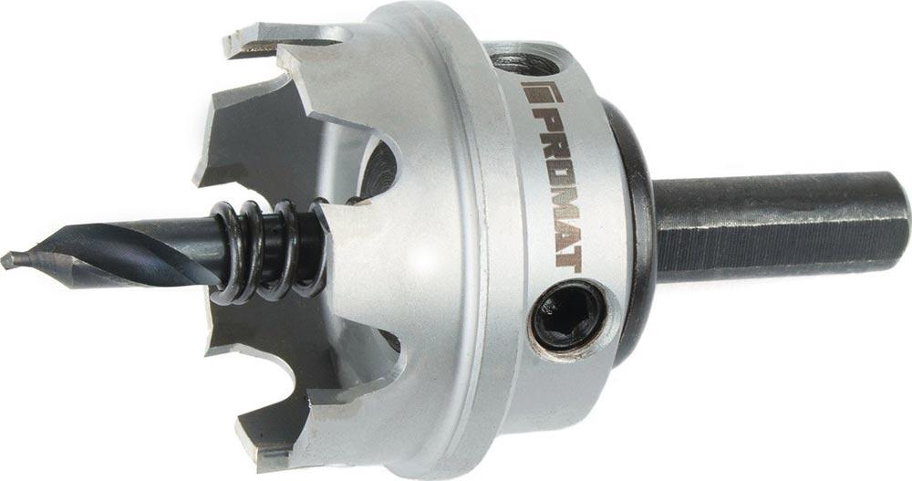 Lochsäge Sägen-Ø 100 mm Schnitttiefe 4 mm HM-bestückt mit Bohrer und Feder