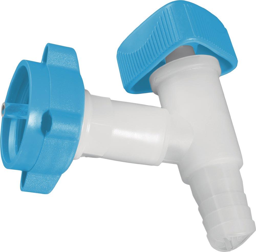 Auslaufhahn HD-PE 19 mm Verschraubung S 38