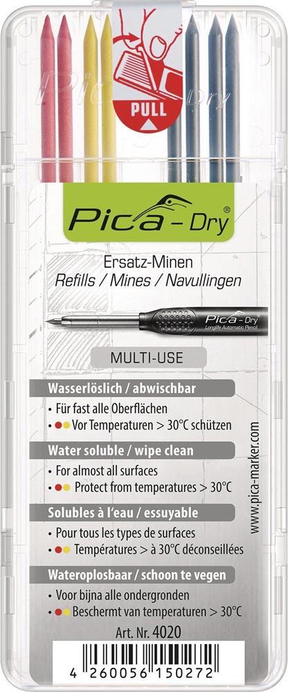 Minenset Pica-Dry 10x gelb feucht abwischbar 10 Minen / Set Minenset Pica-Dry 10x gelb feucht abwischbar 10 Minen / Set
