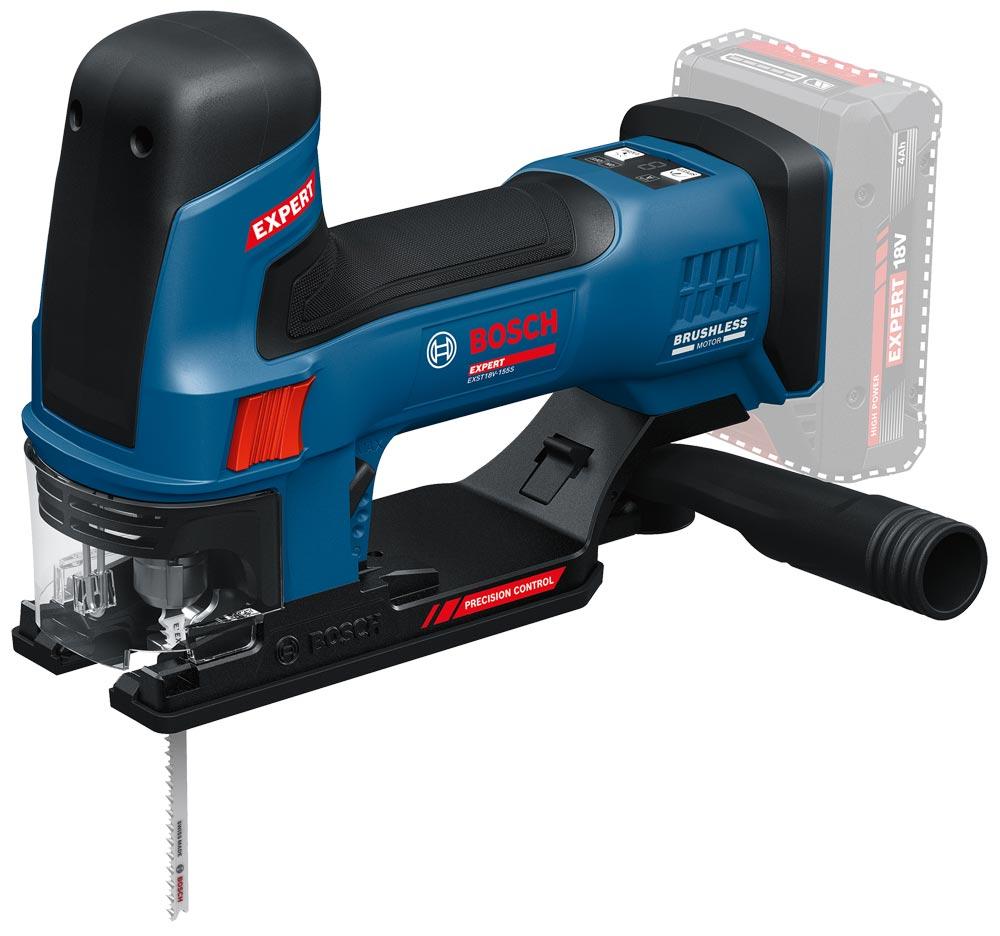 BOSCH EXPERT Akku-Stichsäge EXST 18V-155S  in L-BOXX (o.Akku/Ladeger.)