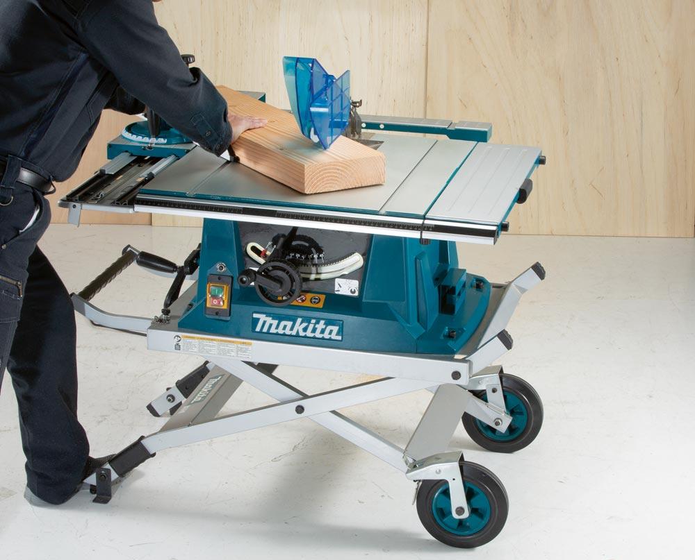 MAKITA Tischkreissäge MLT100NX1 mit Untergestell