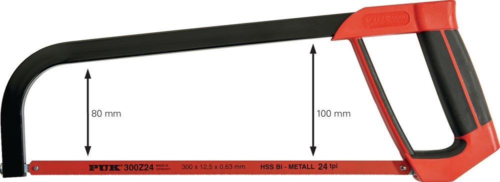 Metallsägebogen B32100 Blattlänge 300 mm 24 Zähne / Zoll D-Komfortgriff Metallsägebogen B32100 Blattlänge 300 mm 24 Zähne / Zoll D-Komfortgriff
