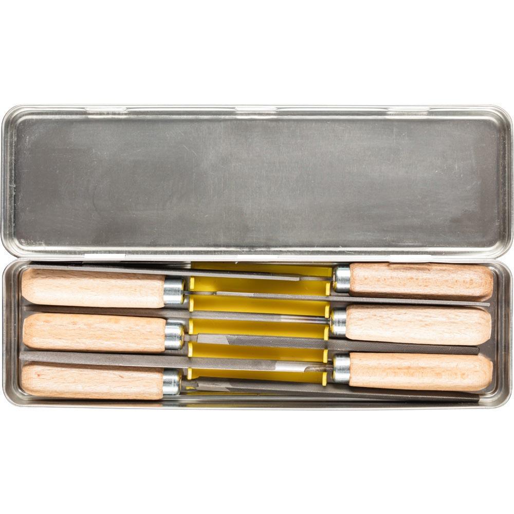 Schlüsselfeilensatz Länge 100 mm Hieb 2 Metallbox