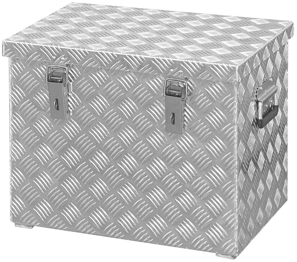 Aluminium Riffelblech-Box, BxTxH innen 500x350x400 mm, Volumen 70 l