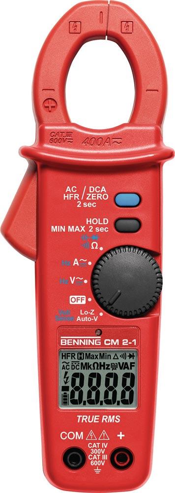 Stromzangenmultimeter CM 2-1 0,01 - 400 A CAT IV 600 V, CAT III 100 V Stromzangenmultimeter CM 2-1 0,01 - 400 A CAT IV 600 V, CAT III 100 V