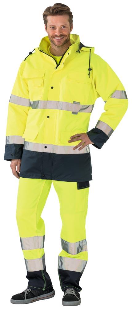Warnschutzparka Größe XXL gelb/marine Warnschutzparka Größe XXL gelb/marine