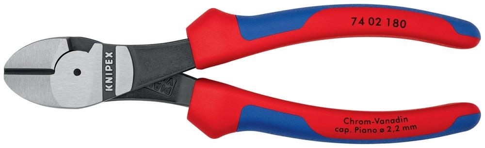 Kraftseitenschneider Länge 180 mm poliert Form 0 Comfort-Griffe