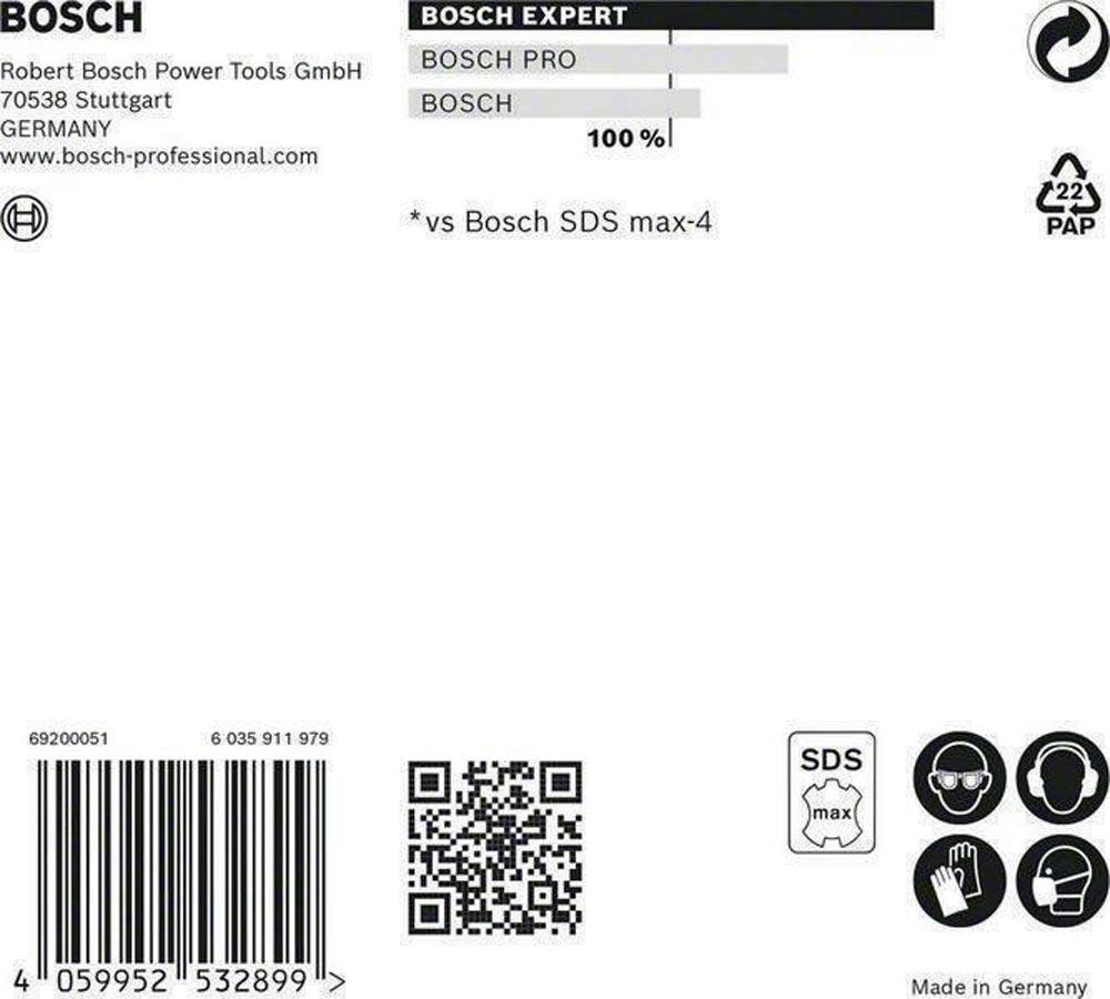 Hammerbohrer Expert SDS max-8X Ø 16 mm Arbeits-L.400 mm L.540 mm SDS-max 1 Stück Hammerbohrer Expert SDS max-8X Ø 16 mm Arbeits-L.400 mm L.540 mm SDS-max 1 Stück