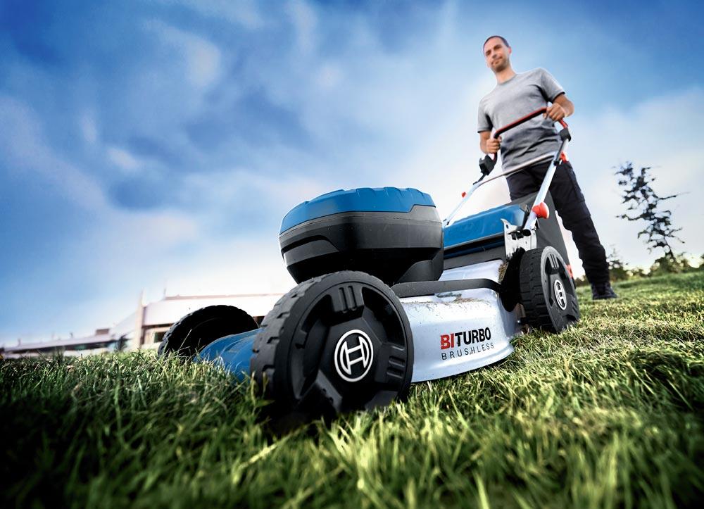 BOSCH Akku-Rasenmäher GRA 18 V 2-46 2 x 18 V (ohne Akku/Ladegerät)