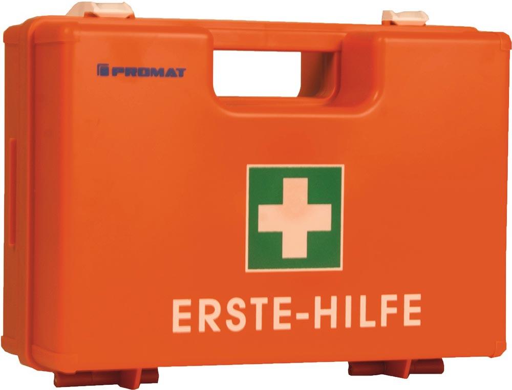 Erste Hilfe Koffer BAUBRANCHE B260xH170xT110ca.mm orange