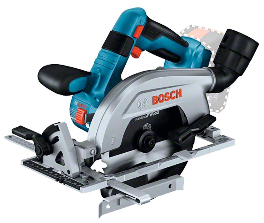 BOSCH Akku-Kreissäge GKS 18V-57-2 L (2xPC5.5Ah GAL1880CV L-BOXX)