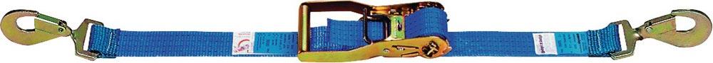 Zurrgurt DIN EN 12195-2 Länge 6 m Breite 50 mm mit Ratsche + Karabinerhaken LC U 4000 daN Zurrgurt DIN EN 12195-2 Länge 6 m Breite 50 mm mit Ratsche + Karabinerhaken LC U 4000 daN