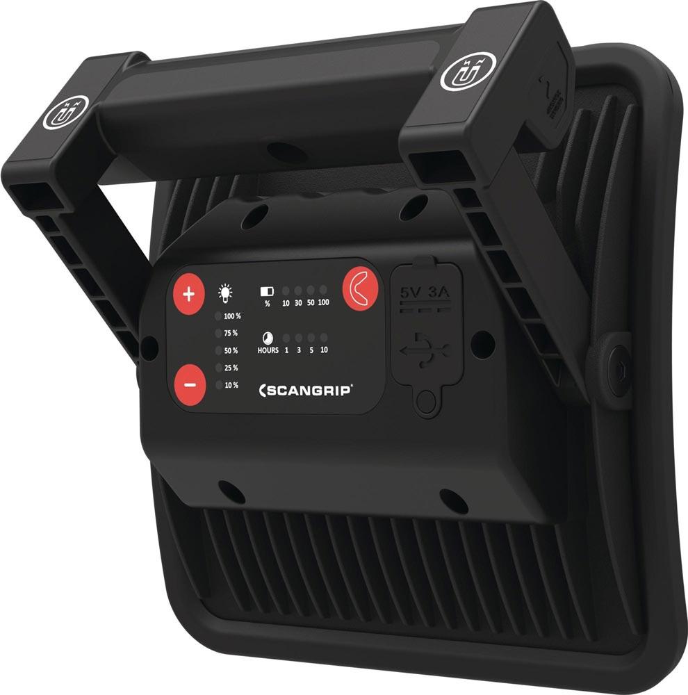 LED-Baustrahler NOVA R 16 W 2000 lm Li-Ion 4000 mAh 7,3 V IP67 LED-Baustrahler NOVA R 16 W 2000 lm Li-Ion 4000 mAh 7,3 V IP67