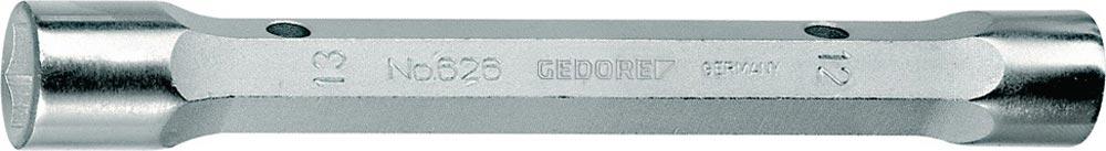 Doppelsteckschlüssel 626 Schlüsselweite 13 x 17 mm Länge 155 mm massiv Bohrungs- 11,0/14,0 mm