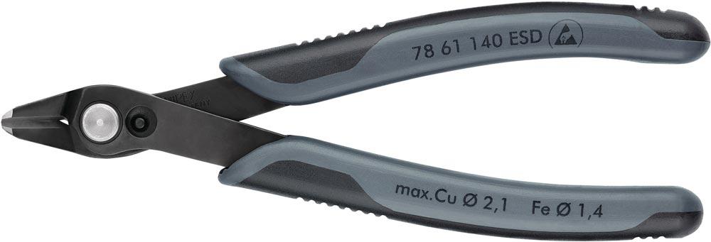 Elektronik-Seitenschneider Super-Knips® Länge 125 mm Form 6 Facette nein brüniert Elektronik-Seitenschneider Super-Knips® Länge 125 mm Form 6 Facette nein brüniert